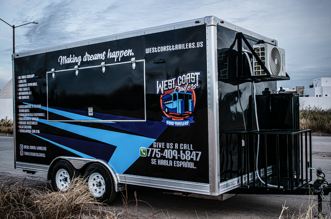 Fully Built 12" Food Trailer